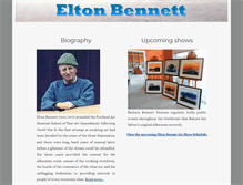 Tablet Screenshot of eltonbennett.com